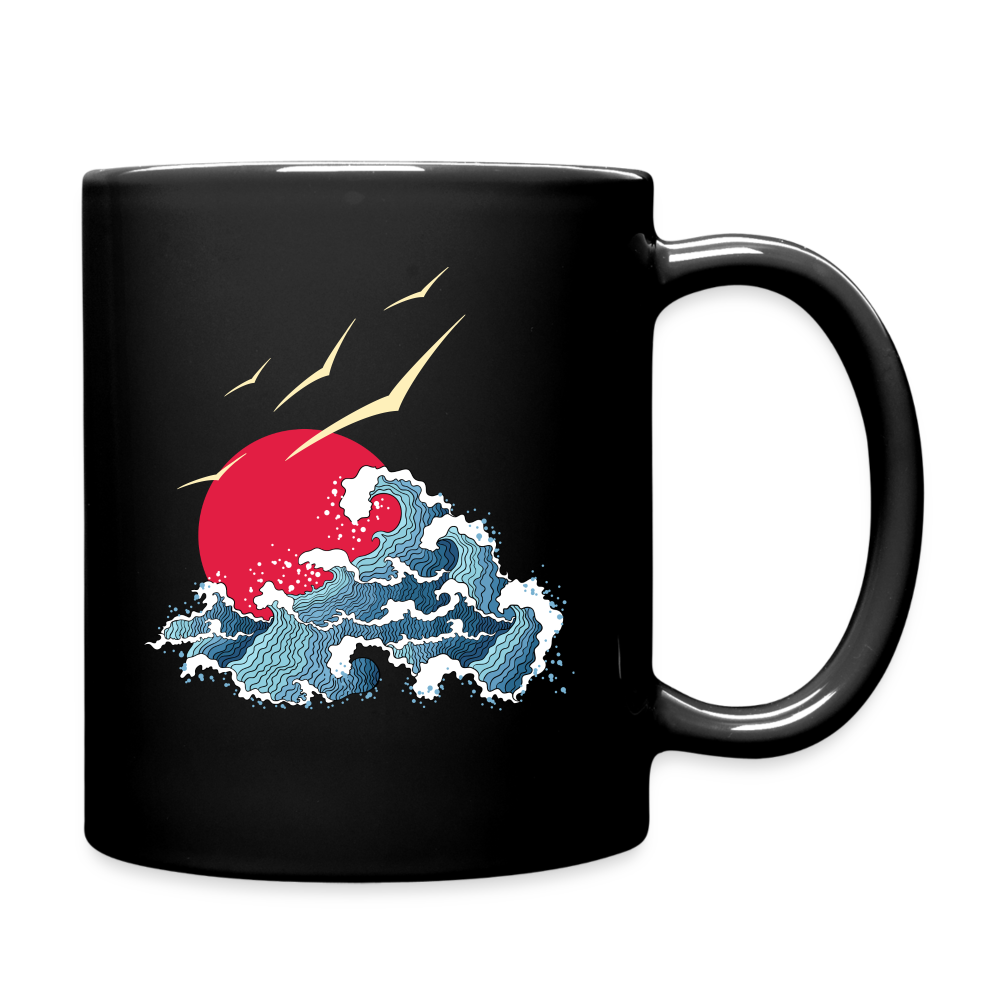 SIE CAPS "SUNSET SEAGULLS" Mug - black