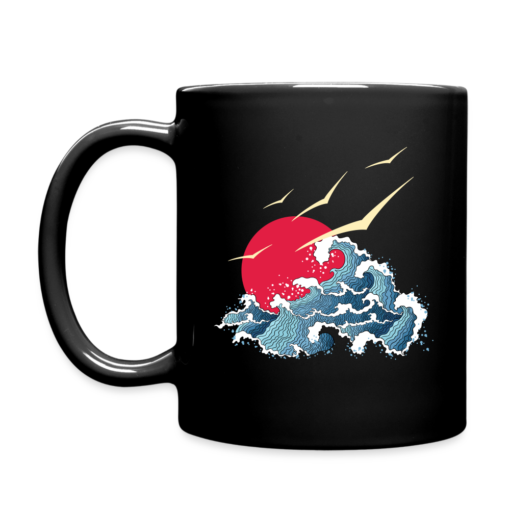 SIE CAPS "SUNSET SEAGULLS" Mug - black