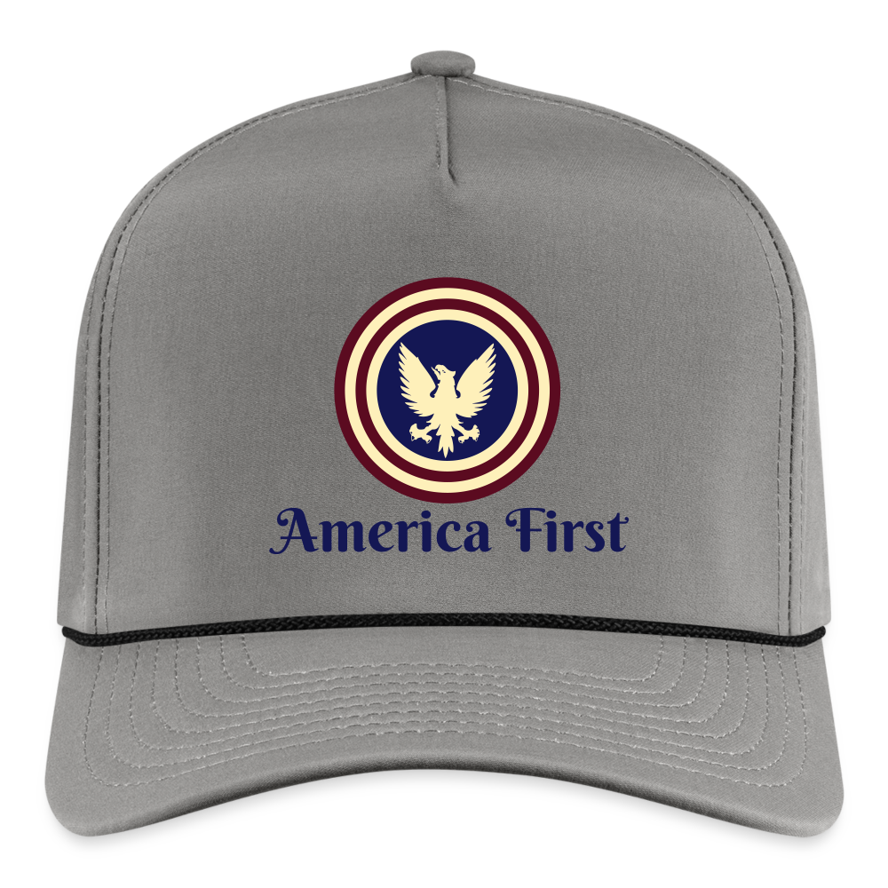 SIE CAPS "American Shield" Original Imperial Rope Cap - gray/black