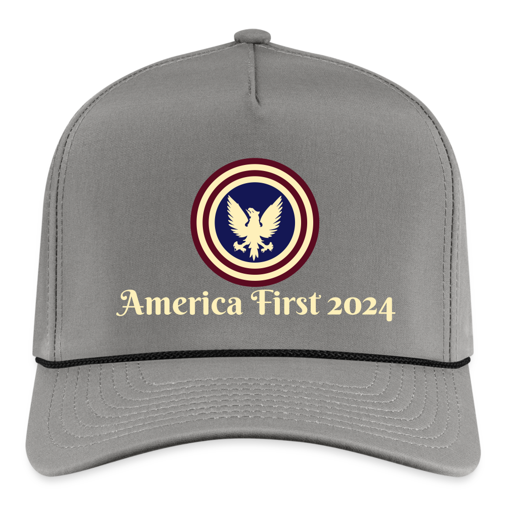 SIE CAPS "AMERICAN SHIELD" Original Imperial Rope Cap - gray/black