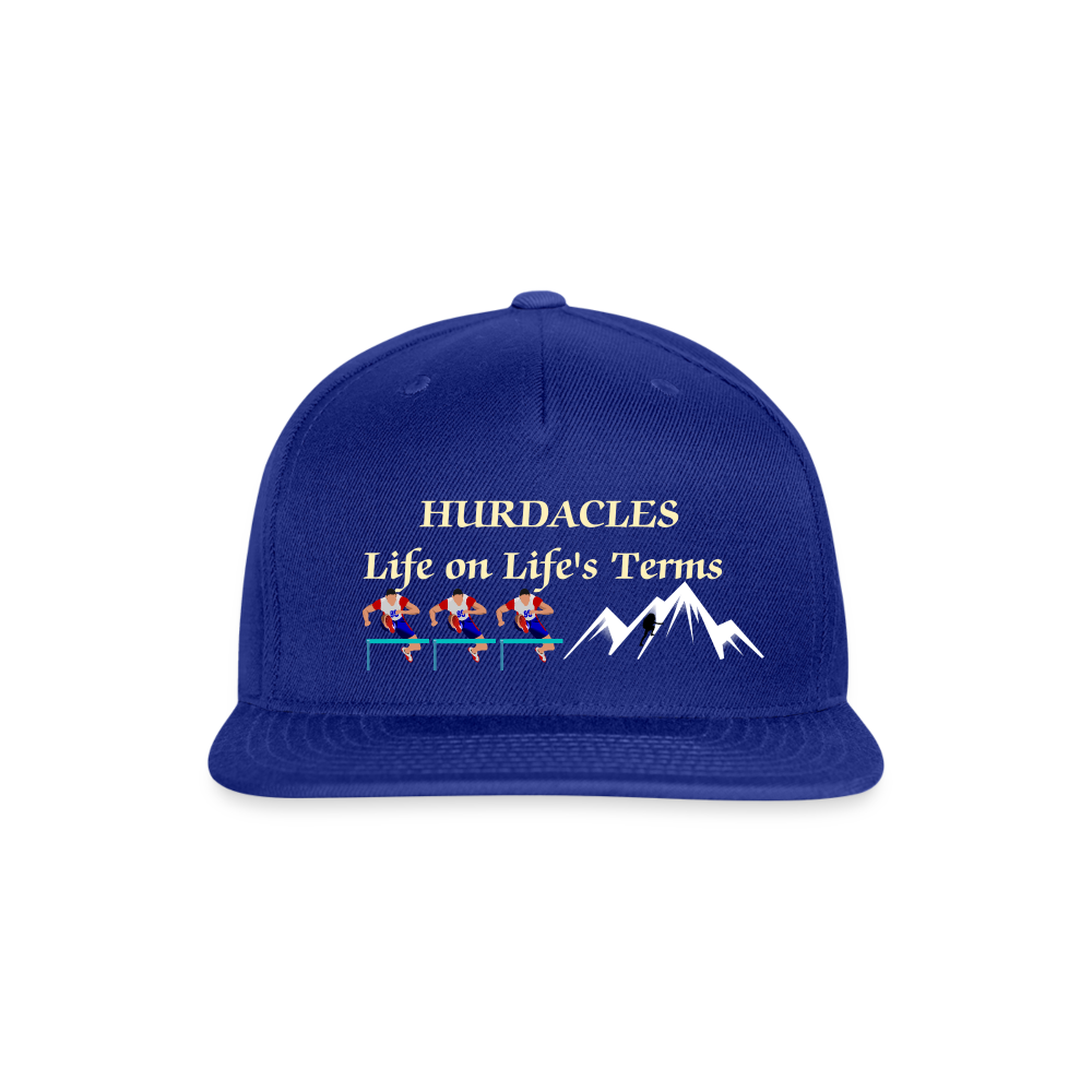 SIE CAPS "HURDACLES" Authentic Snapback Baseball Cap - royal blue