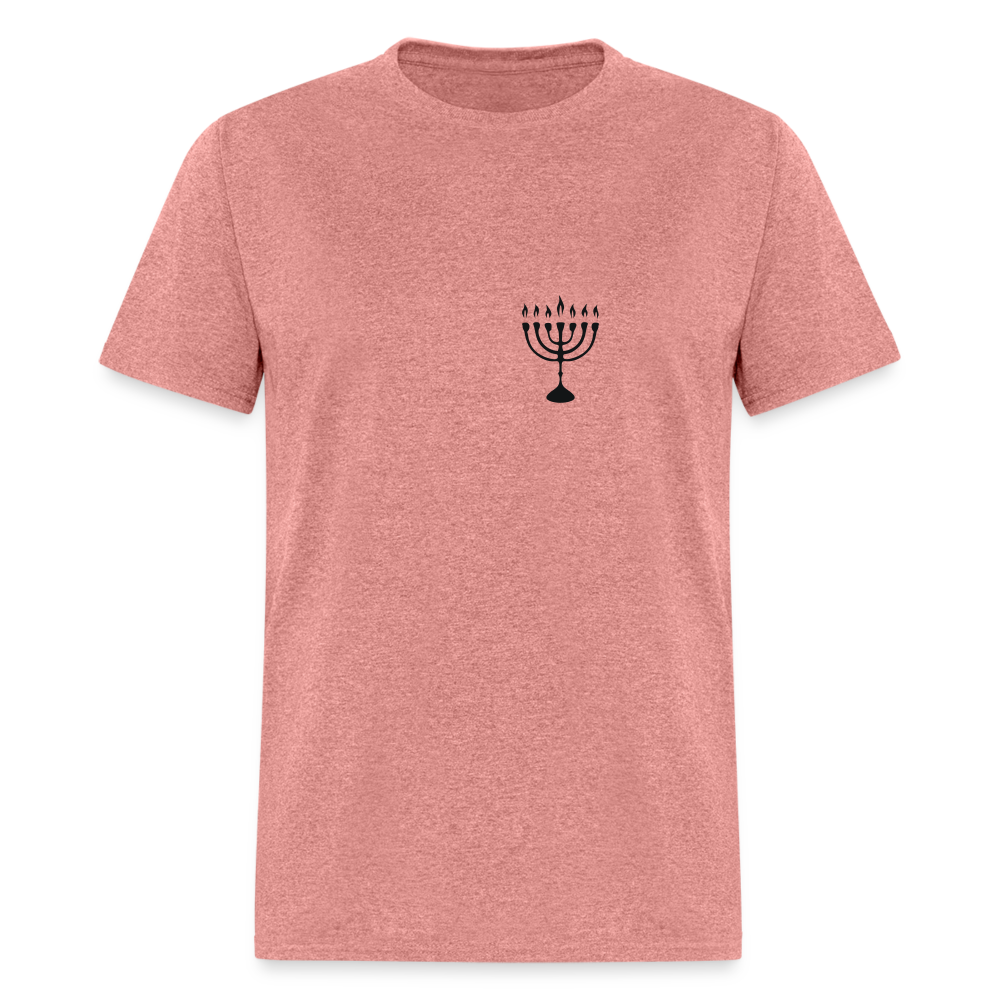 SIE CAPS "MENORAH" Unisex Classic T-Shirt - heather mauve