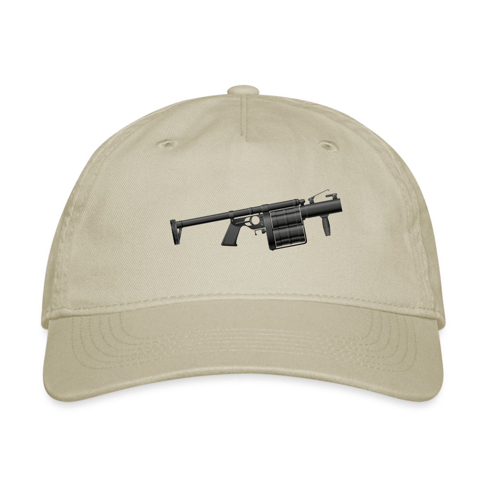 SIE CAPS "GRENADE GUN" Organic Baseball Cap - khaki