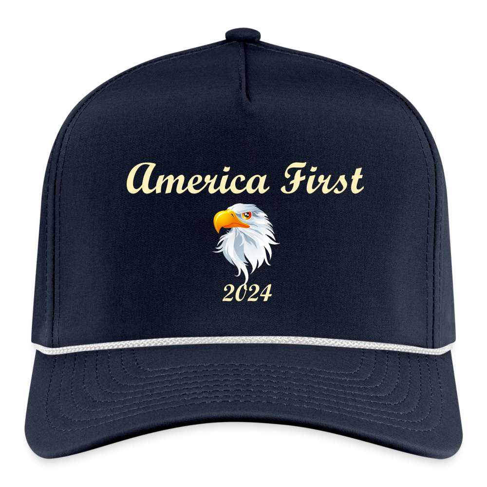 SIE CAPS "EAGLE" Imperial k Rope Snapback Cap - navy/white
