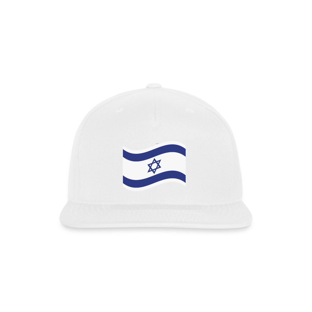 SIE CAPS "ISRAEL FLAG" Snapback Baseball Cap - white