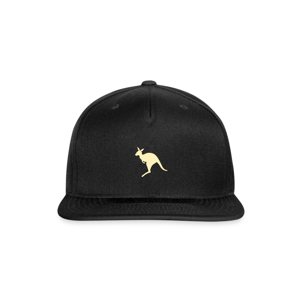 SIE CAPS "KAGAROO" Authentic Snapback Baseball Cap - black
