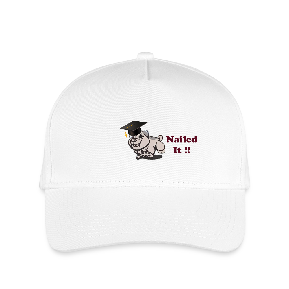 SIE CAPS THE GRADUATE Snapback Kid's Baseball Cap - white