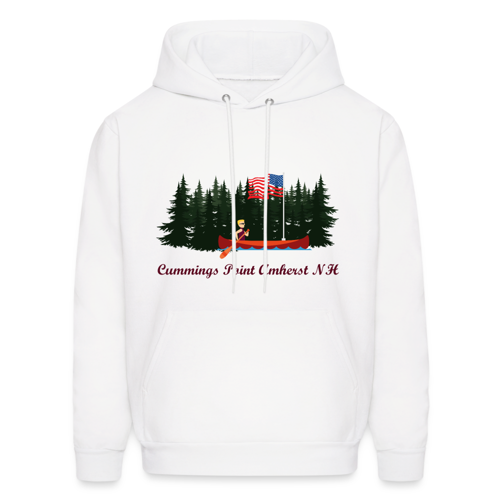 SIE CAPS "Cummings Point" Men's Hoodie - white