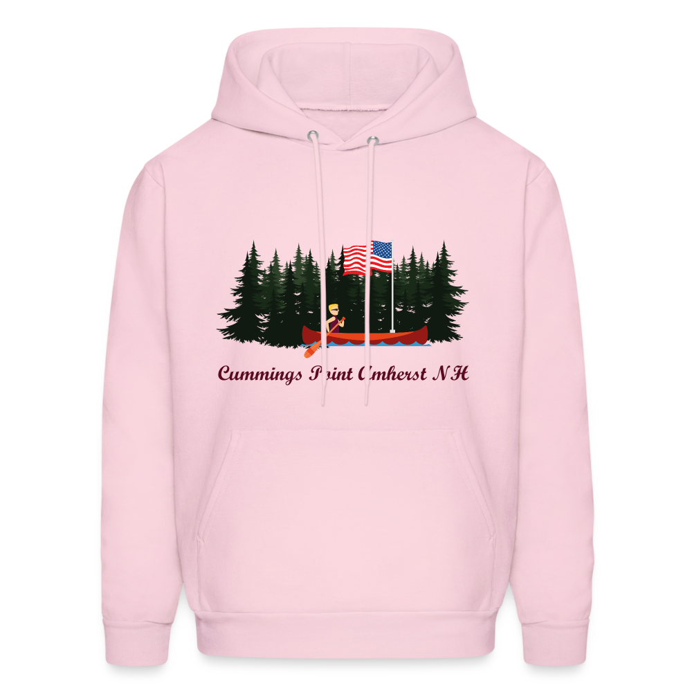 SIE CAPS "Cummings Point" Men's Hoodie - pale pink