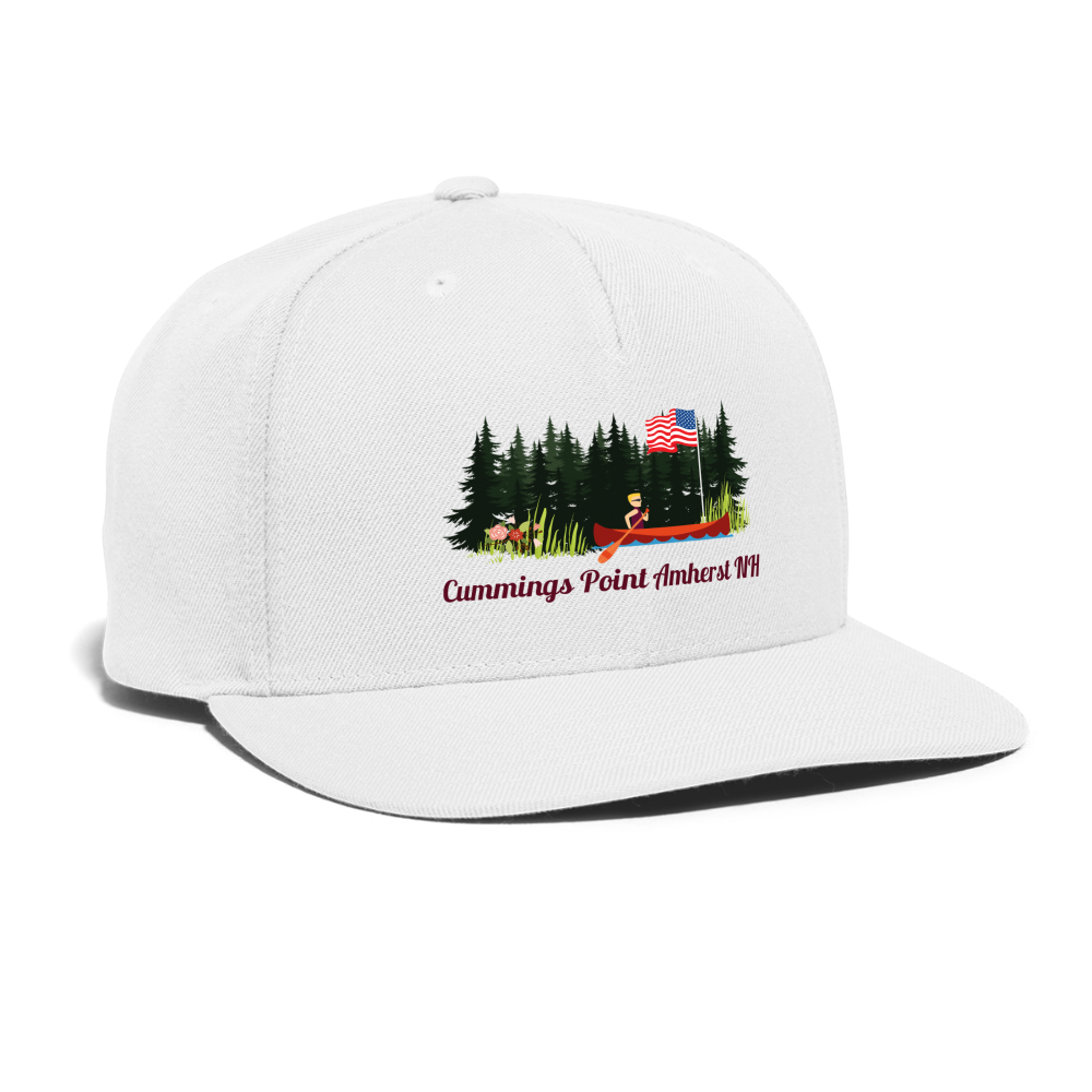 SIE CAPS "CUMMINGS POINT" Authentic Snapback Baseball Cap - white