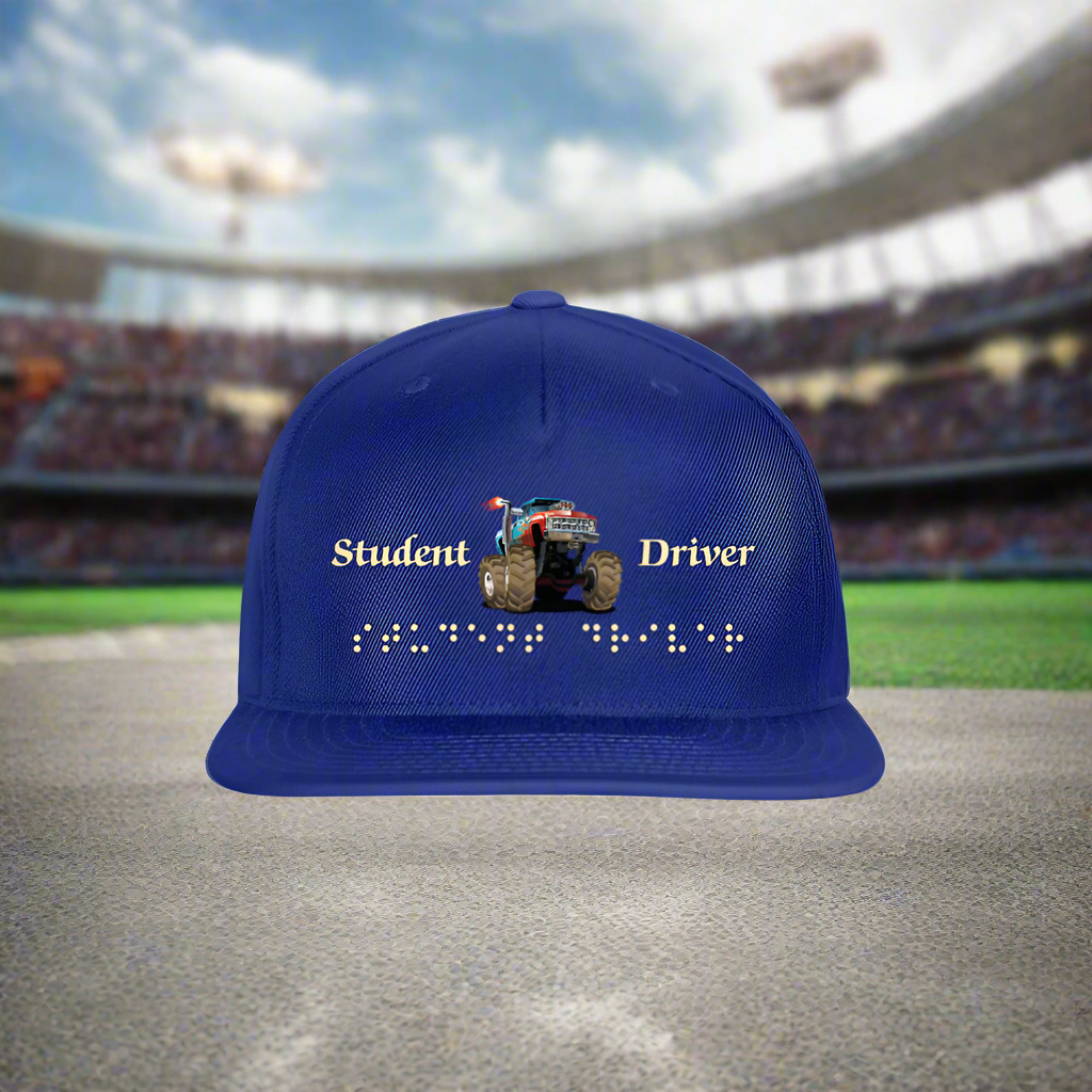 SIE CAPS STUDENT DRIVER Authentic Snapback Baseball Cap - royal blue