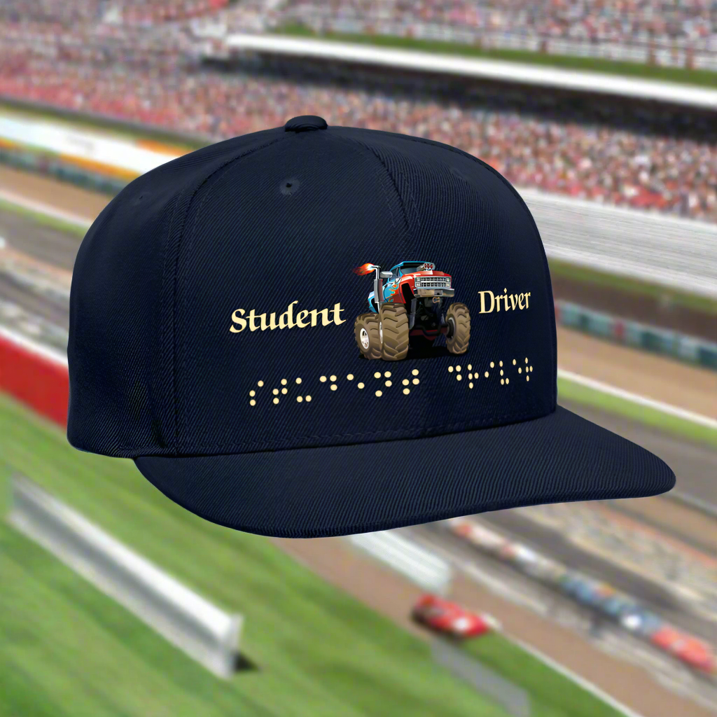 SIE CAPS STUDENT DRIVER Authentic Snapback Baseball Cap - navy