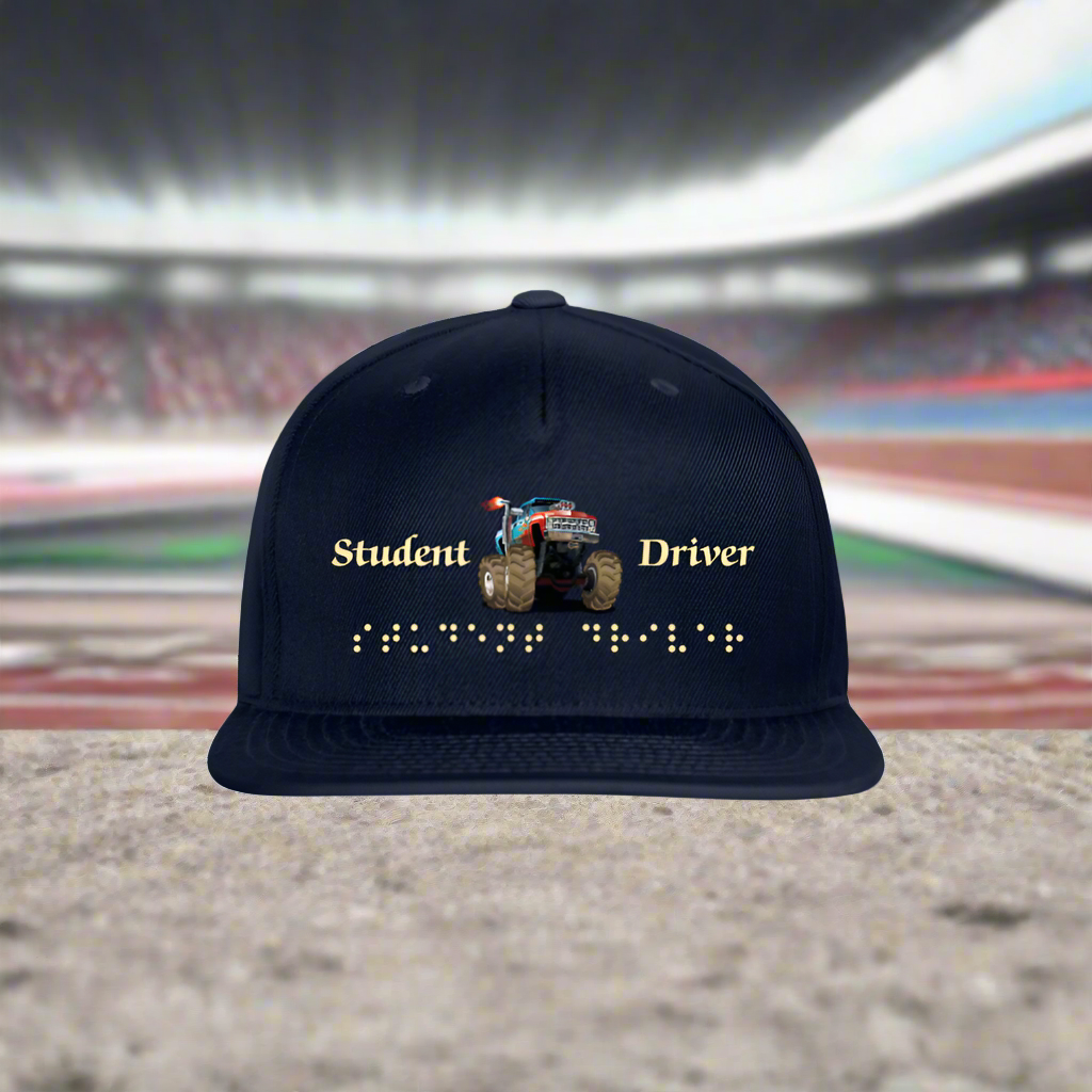 SIE CAPS STUDENT DRIVER Authentic Snapback Baseball Cap - navy