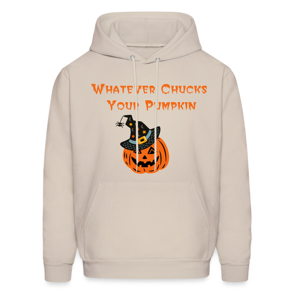 SIE CAPS Whatever Chucks Your Pumpkin Halloween Hoodie - Sand