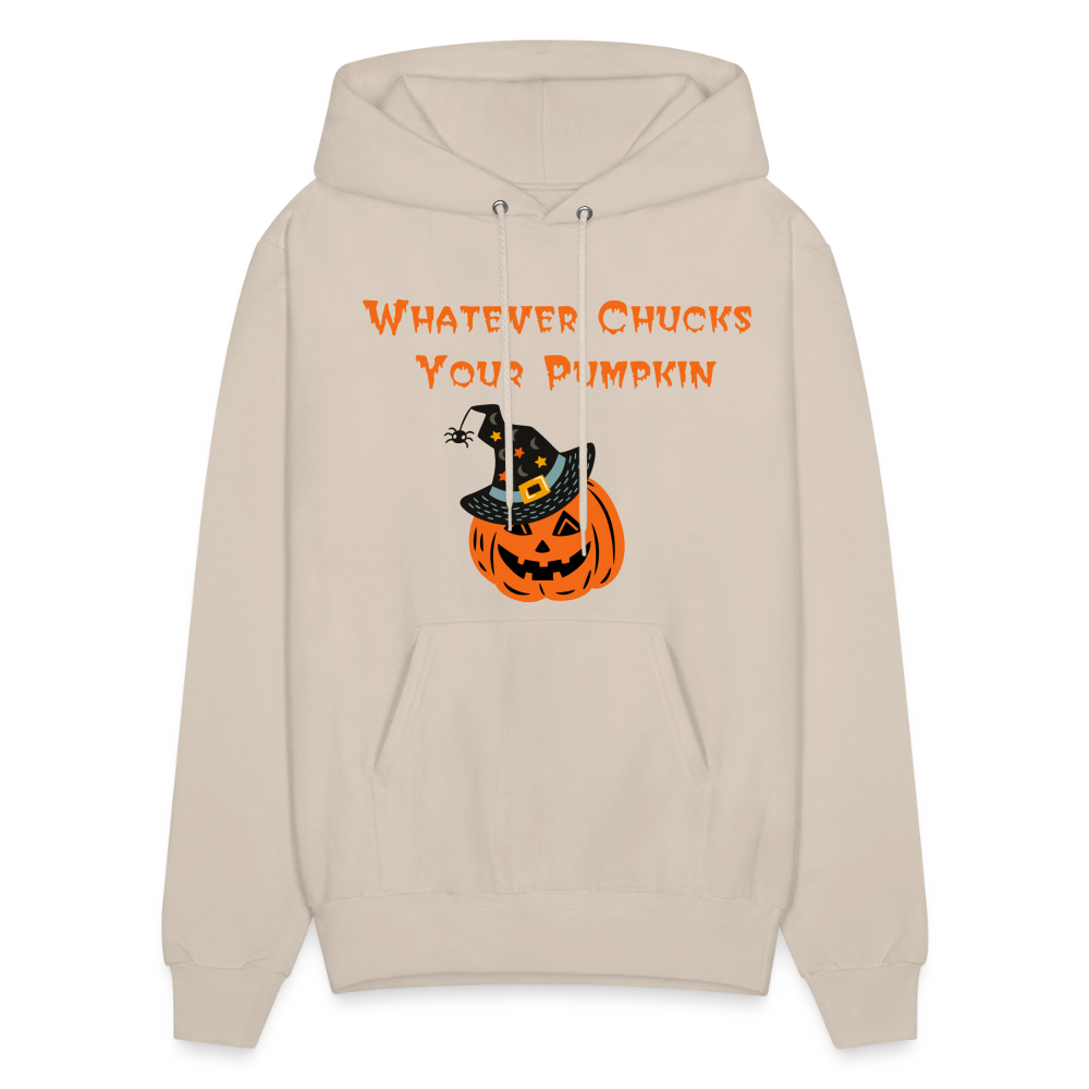 SIE CAPS Whatever Chucks Your Pumpkin Halloween Hoodie - Sand