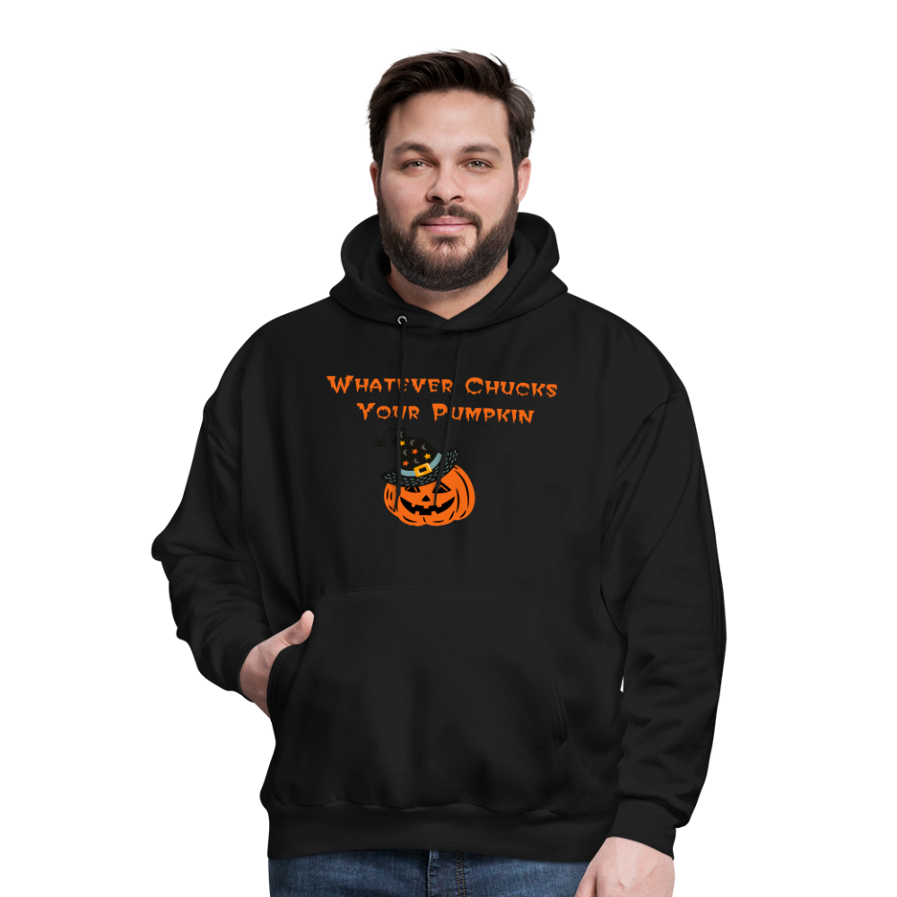 SIE CAPS Whatever Chucks Your Pumpkin Halloween Hoodie - black