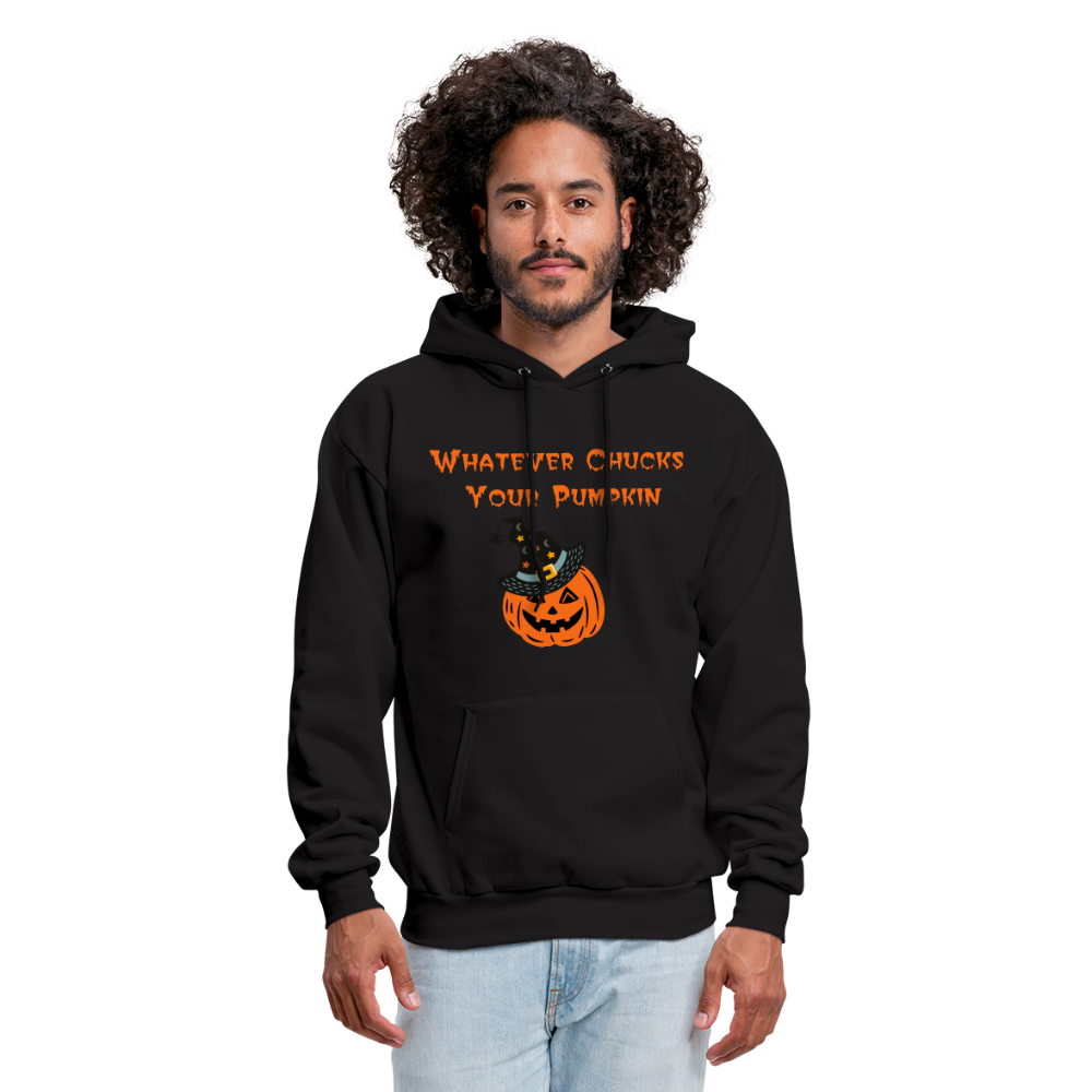 SIE CAPS Whatever Chucks Your Pumpkin Halloween Hoodie - black