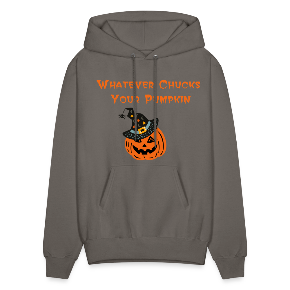 SIE CAPS Whatever Chucks Your Pumpkin Halloween Hoodie - asphalt gray
