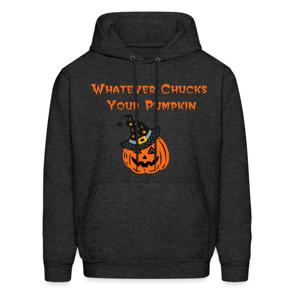 SIE CAPS Whatever Chucks Your Pumpkin Halloween Hoodie - charcoal grey