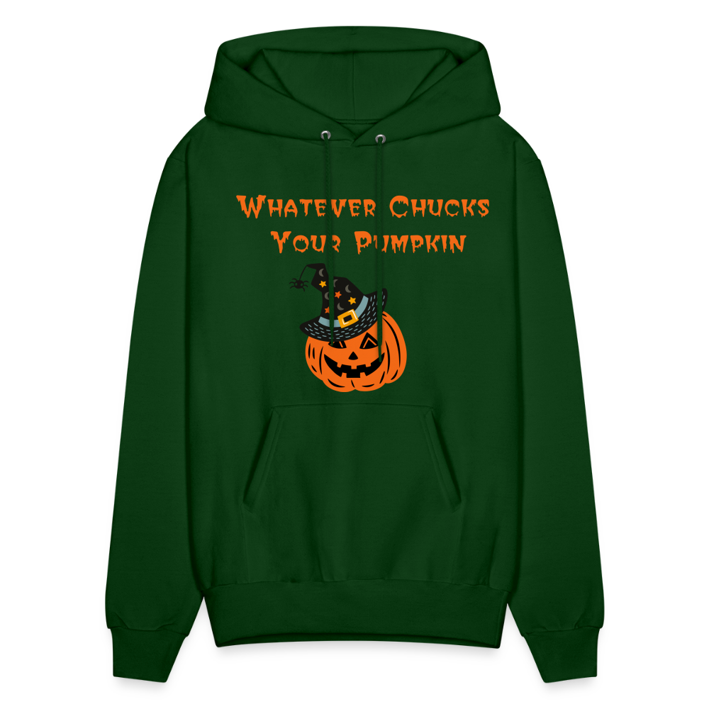 SIE CAPS Whatever Chucks Your Pumpkin Halloween Hoodie - forest green
