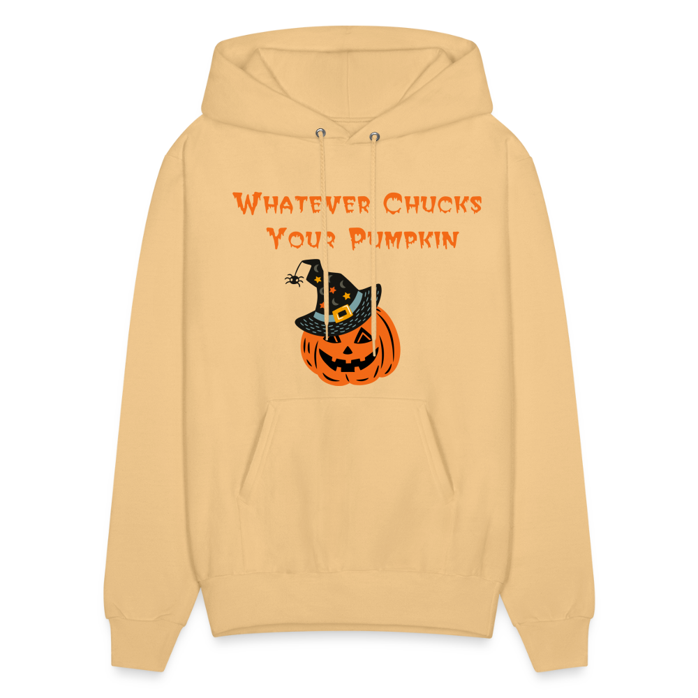 SIE CAPS Whatever Chucks Your Pumpkin Halloween Hoodie - light yellow
