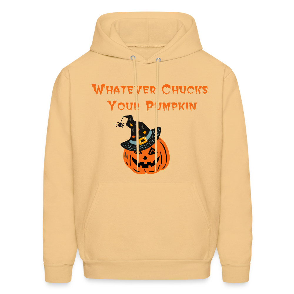SIE CAPS Whatever Chucks Your Pumpkin Halloween Hoodie - light yellow