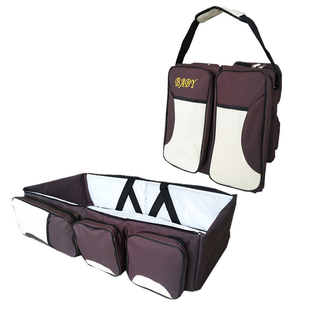 Multifunctional Large Capacity Portable Baby Crib and Changing Station