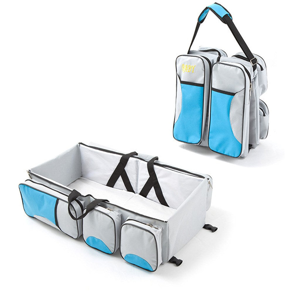 Multifunctional Large Capacity Portable Baby Crib and Changing Station