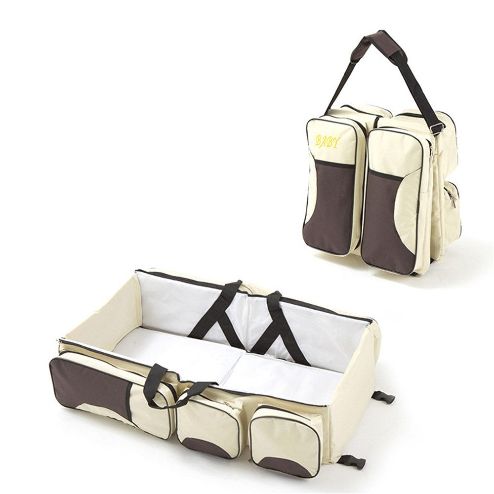 Multifunctional Large Capacity Portable Baby Crib and Changing Station