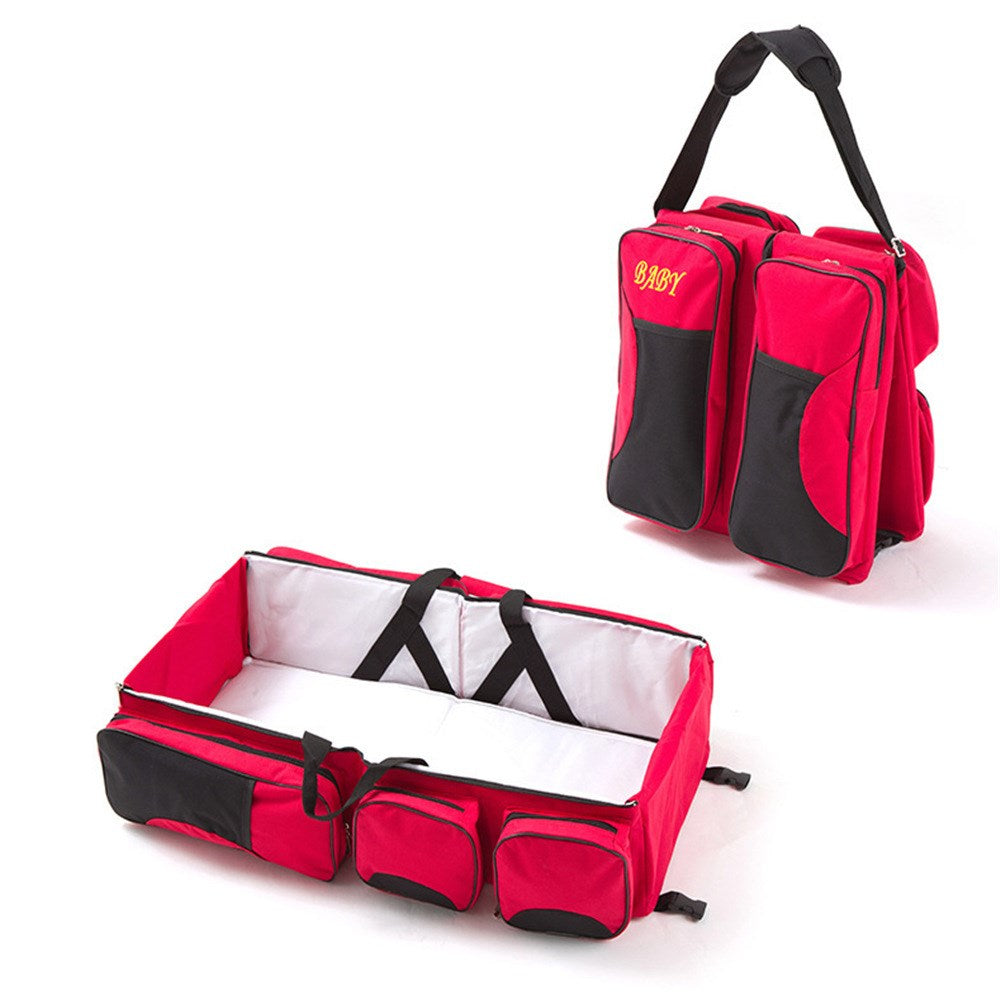 Multifunctional Large Capacity Portable Baby Crib and Changing Station