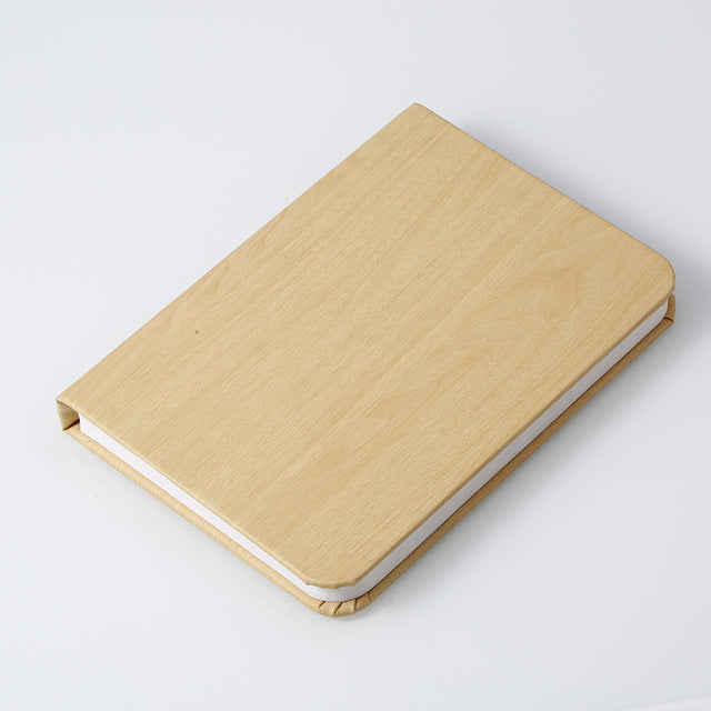 Foldable Designed LED Wood Grained Leather Book Light
