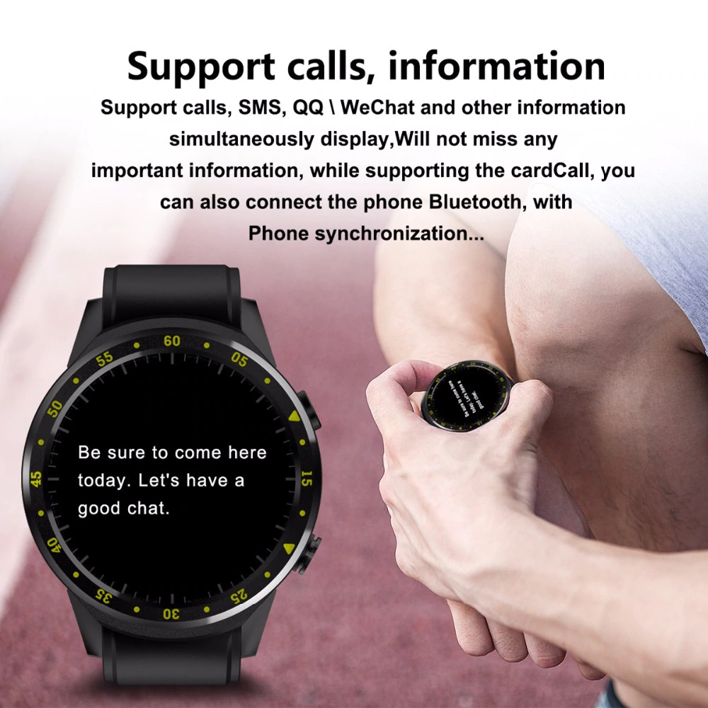 Sports Pedometer GPS Smart Watch with Camera Support ""Great Value""