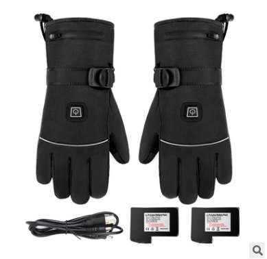Heated Gloves: Waterproof Touch Screen Battery Powered