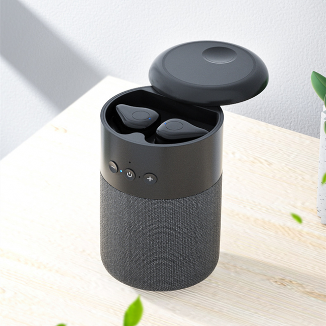 Mini Bluetooth Speaker 2 in 1, Bluetooth earphone and speaker.