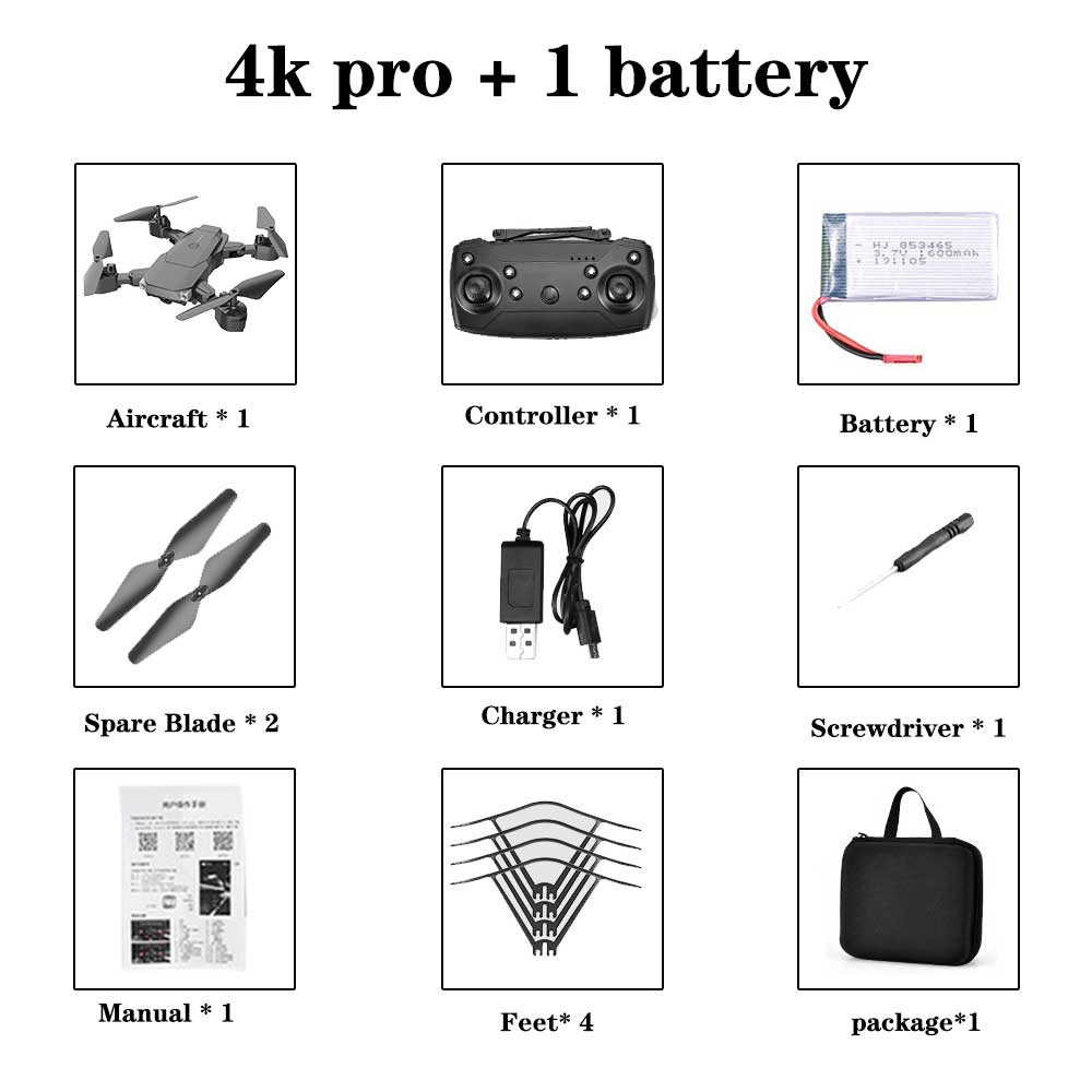 Dual Drone Camera Quadcopter "From $45.99 ""(w/o Camera)""