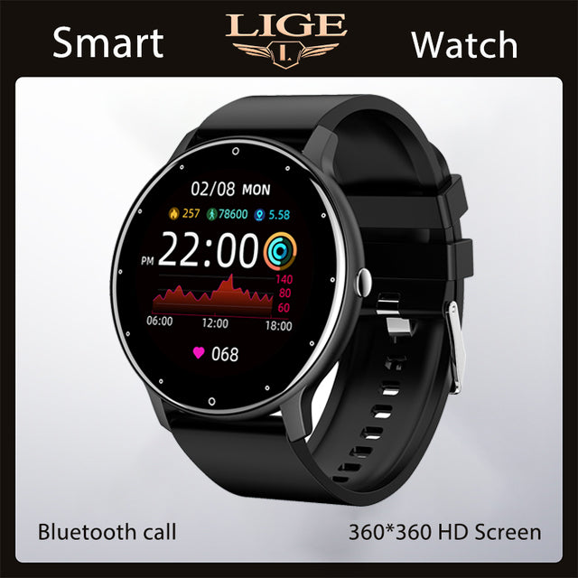 LIGE Men's Digital Sports Watch