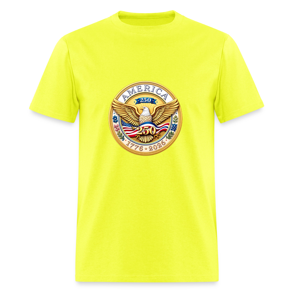 AMERICA 250 Men's T-Shirt - safety green