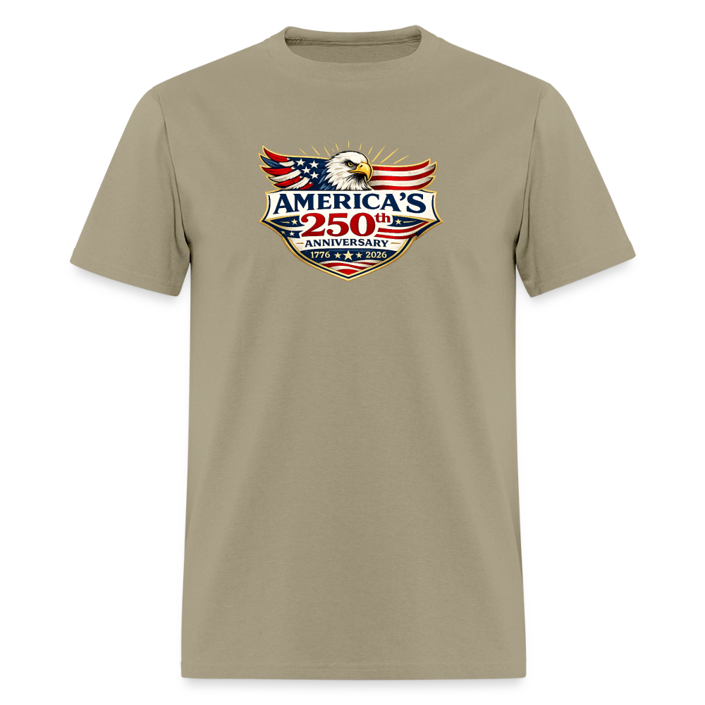 AMERICA 250th ANNIVERSARY Eagle Men's T-Shirt - khaki