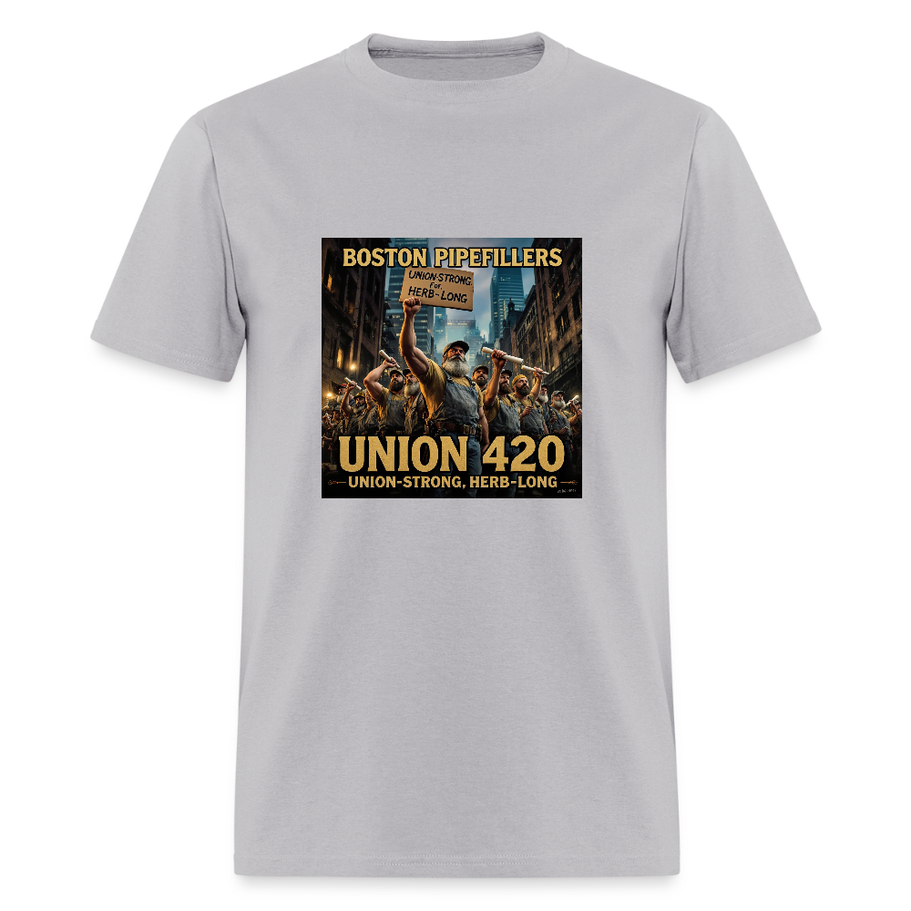 BOSTON PIPEFILLERS Unisex Classic T-Shirt - gravel 