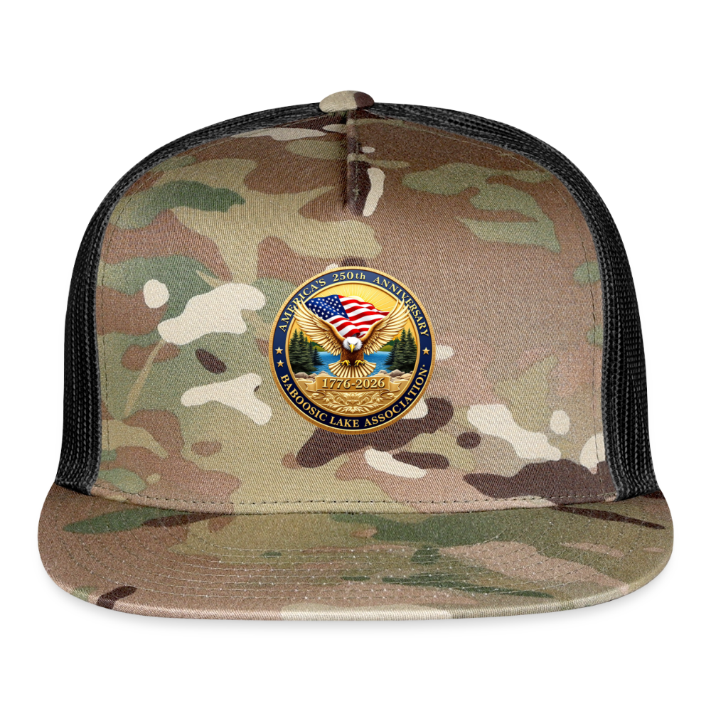 America's 250th Anniversary BLA Trucker Hat - MultiCam\black