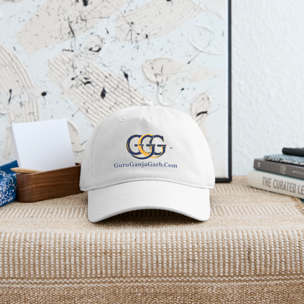 GGG TM Organic Baseball Cap - white
