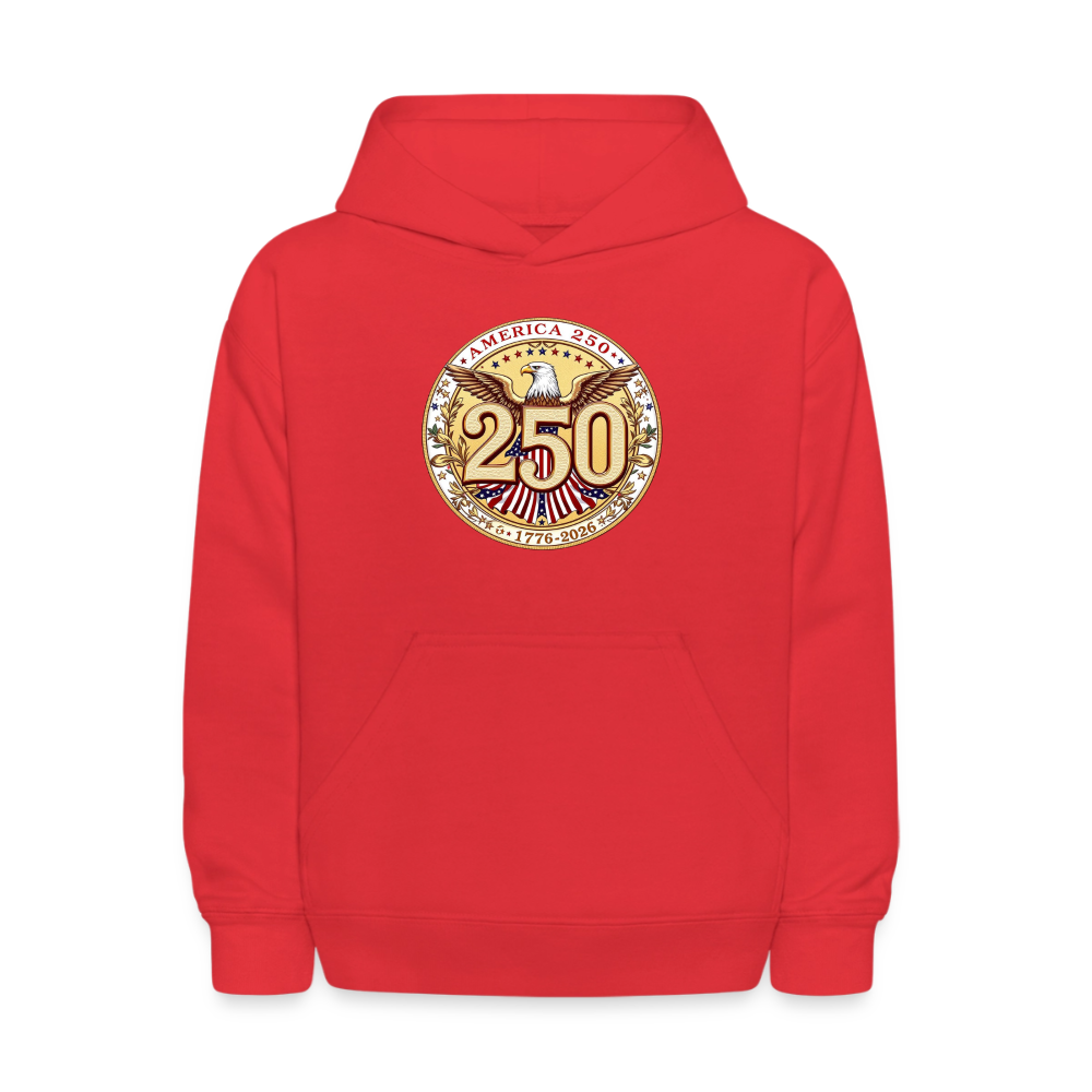AMERICA 250 Kids' Hoodie - red