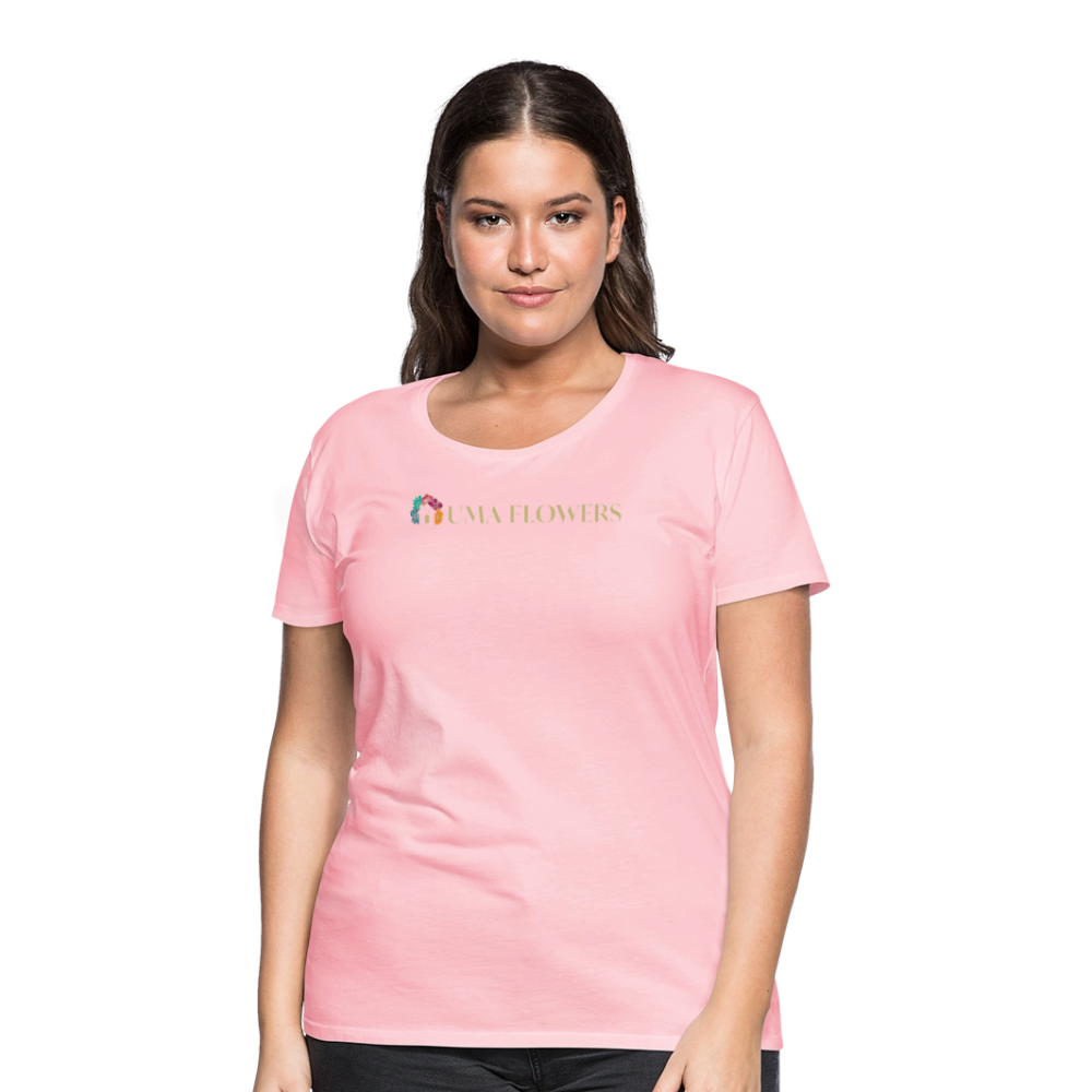UMA FLOWERS Women’s Premium T-Shirt - pink