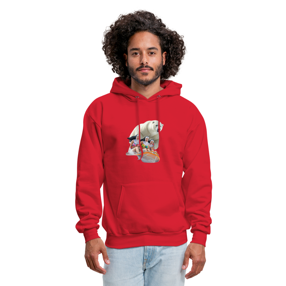 SLED SISTERS Men's Hoodie - red