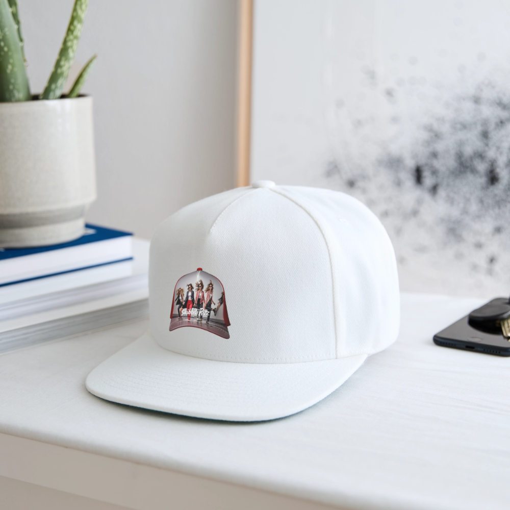 Skibbidi Rizz Authentic Snapback Baseball Cap - white