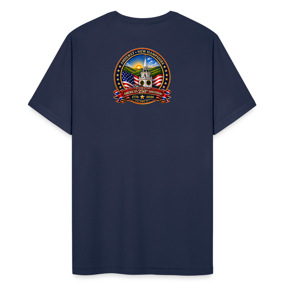 Men’s Moisture Wicking Performance T-Shirt - navy