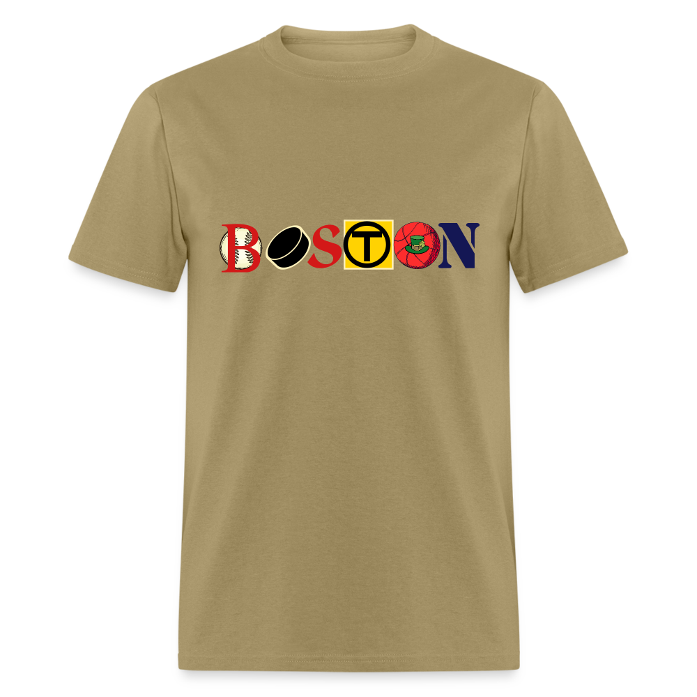 THE BOSTON Unisex Classic T-Shirt - khaki