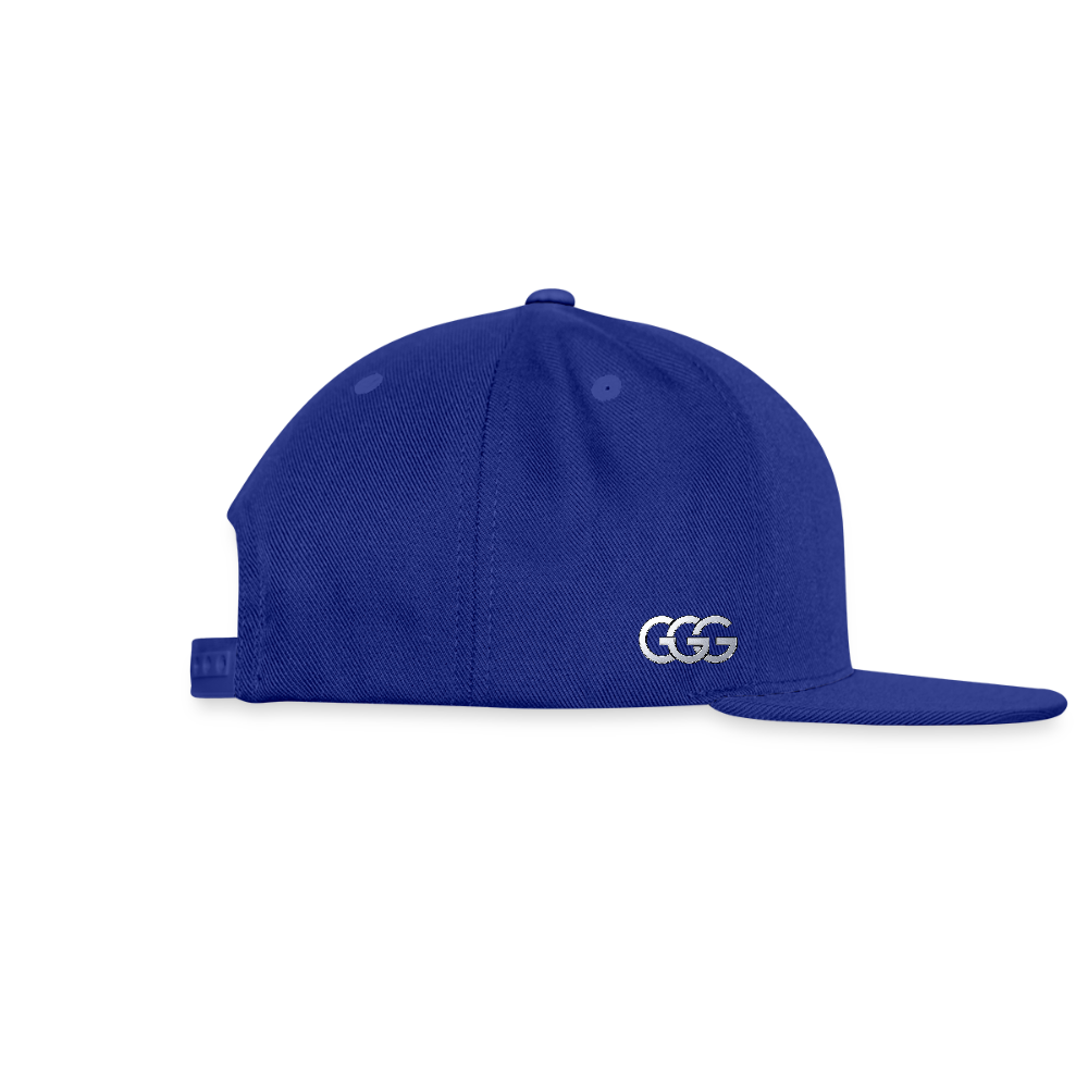 GGG TM LOGO 3 Snapback Baseball Cap - royal blue