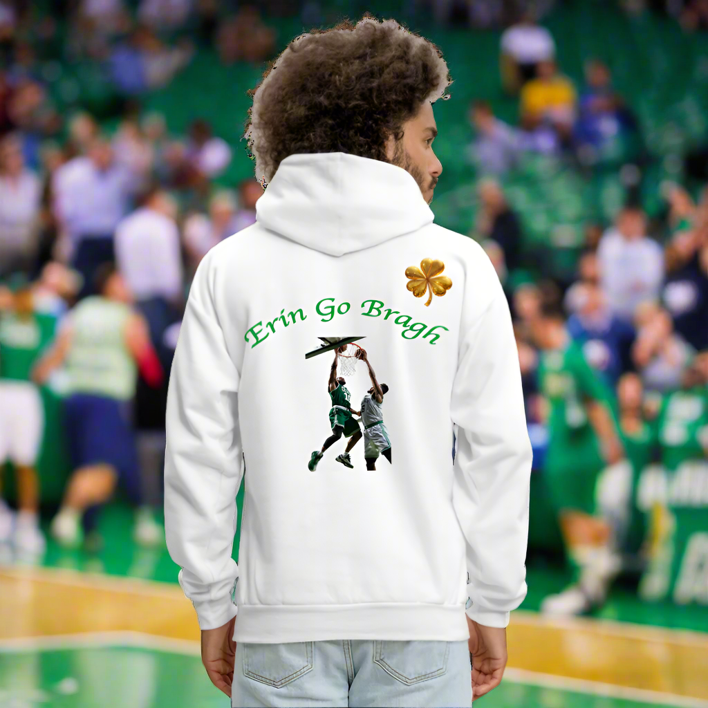 ERIN GO BRAGH DOUBLE GOLD Men's Hoodie - white