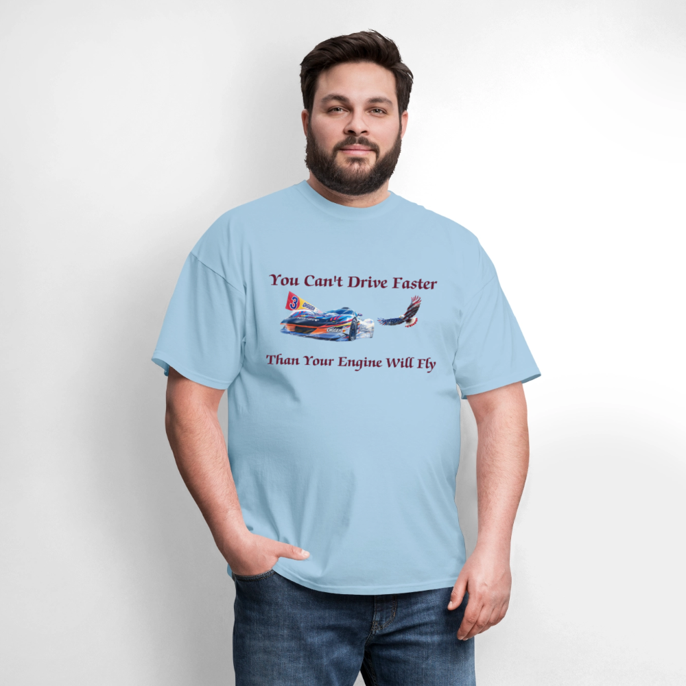 Drive Faster Digger 3 Unisex Classic T-Shirt - powder blue